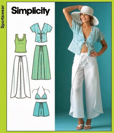 Simplicity 4192, Wrap Pants - The Serial Hobbyist Girl