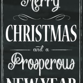 Christmas Greeting Card for Avery Half-Fold Cards