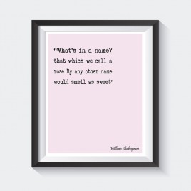 “A Rose by Any Other Name” – Downloadable Print