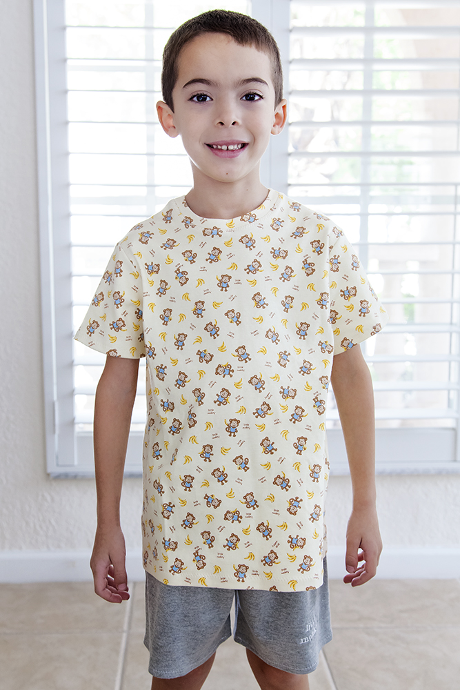 Monkey pajamas boy hotsell