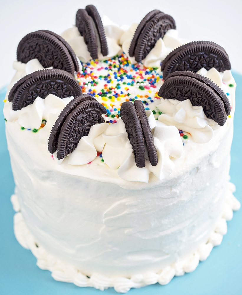 Cookies and Cream Cake with Whipped Cream Frosting The ...