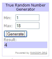 And The Giveaway Winners Are….