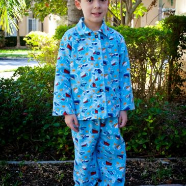 McCalls 6458 Children’s Pajama Tops and Bottoms