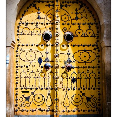 Tunis door, Tunisia