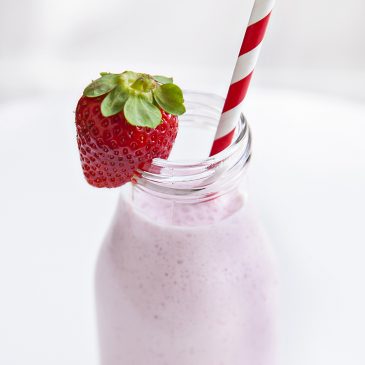 Strawberries and Cream Milkshake