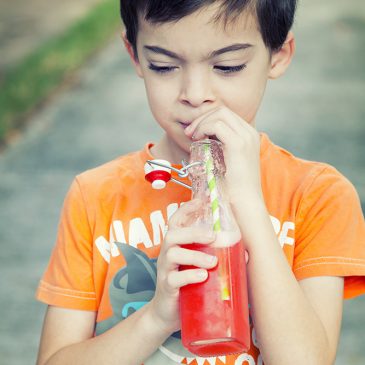 Yeast-Carbonated Strawberry Soda