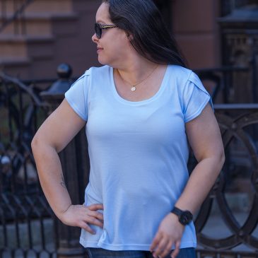 Grainline Studio Lark Tee with Hack