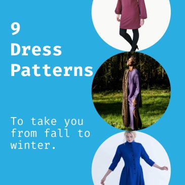 9 Dress Patterns to Take You From Fall To Winter
