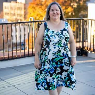 Cashmerette Club Mansfield Dress and Upton Mashup